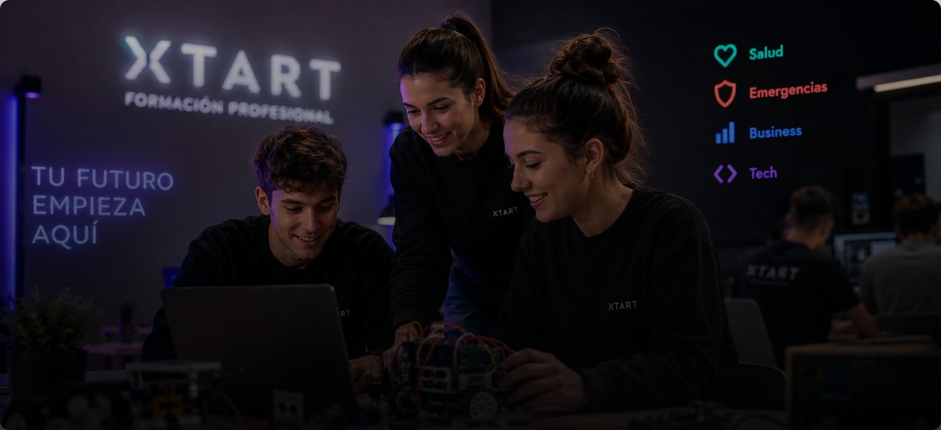 Estudiantes de FP en XTART