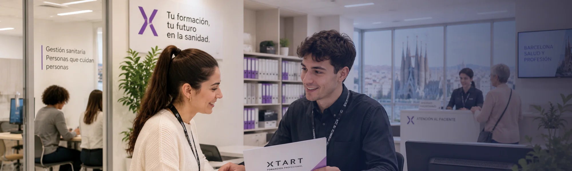 Imagen del Grado Superior de Documentación y Administración Sanitarias XTART Barcelona